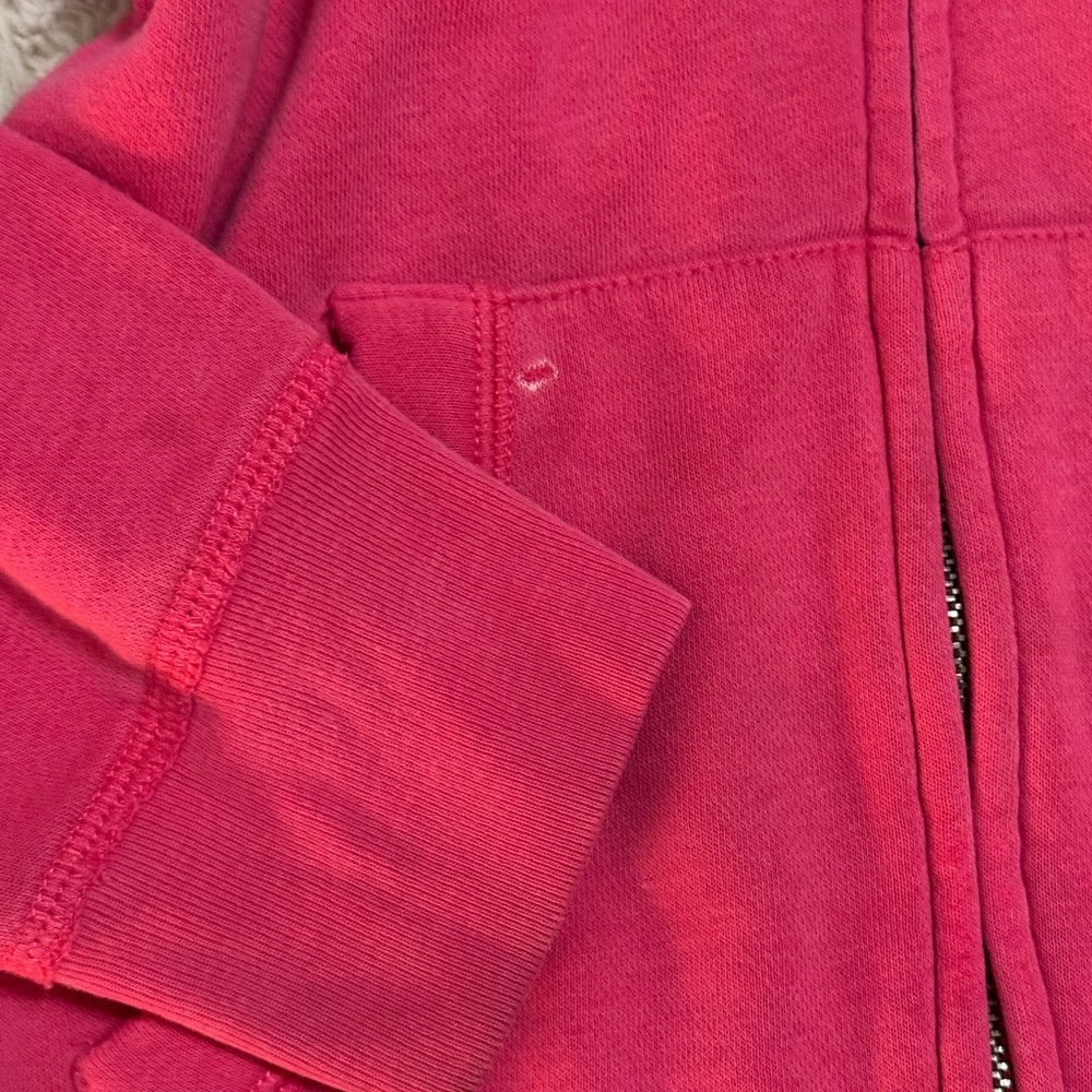 Vintage 2000s Aeropostale pink zip up Jacket with Hood - Picture 4 of 6